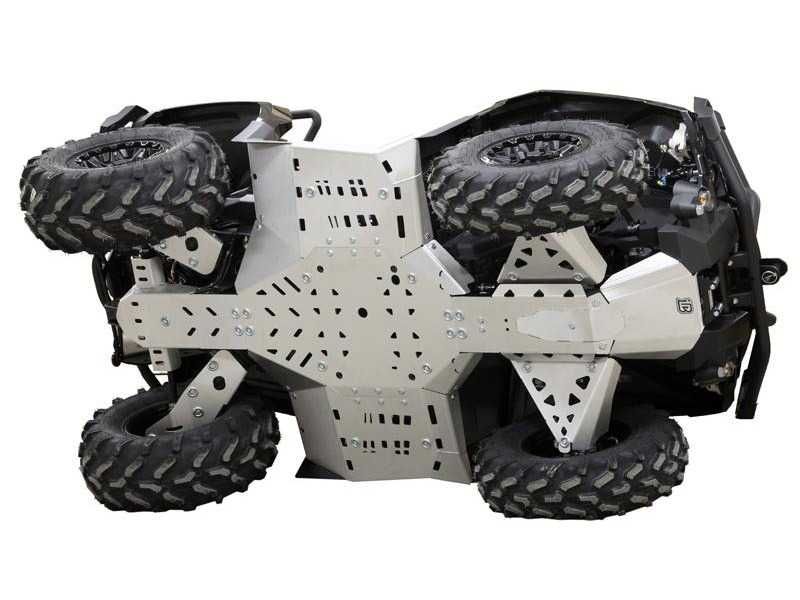 Захист днища квадроцикла Can-Am Polaris Cfmoto Yamaha пластик алюміній