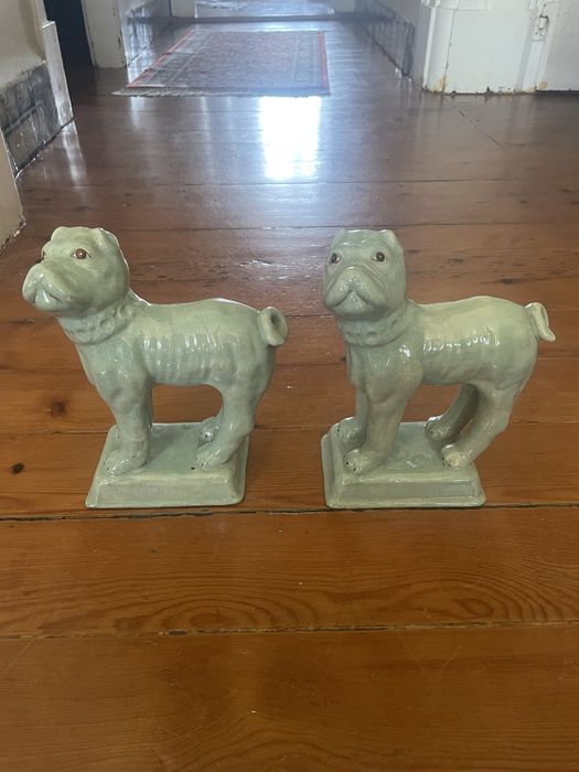 2 figuras de porcelana chinesa