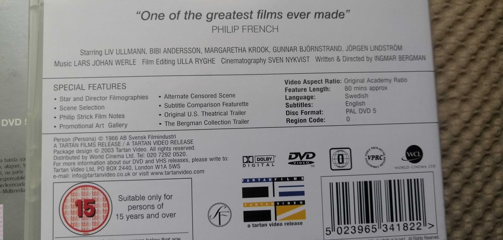 Ingmar Bergman  A mascara