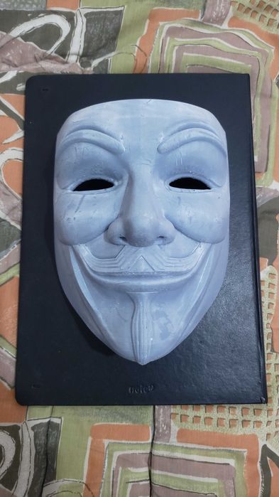 Máscara Guy Fawkes (V de Vingança) - Resina SLA Premium