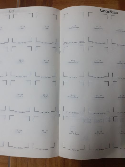 Caderneta vazia, Campeões de Portugal  1977