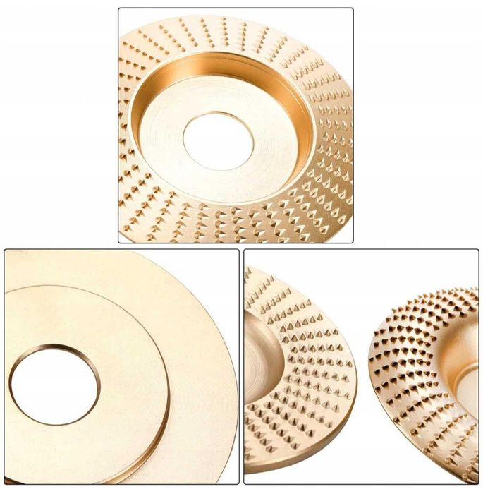 Tarcza do Szlifowania x3 FREZ DREWNA 100mm 16mm Frez Tarnik Ścierne