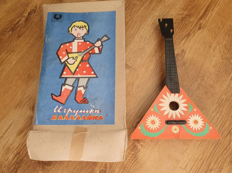 Игрушка  СССР  музыкальный инструмент Цимбалы Гармошка Балалайка