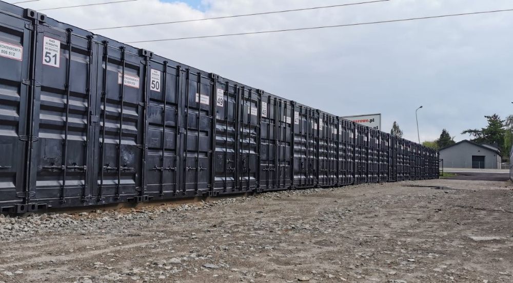 Magazyn 30m2 Łódź Alarm w każdym kontenerze ( podjazd grupy -ochrony )