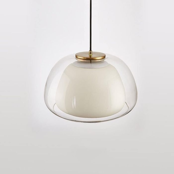 Nowoczesna szklana lampa wisząca