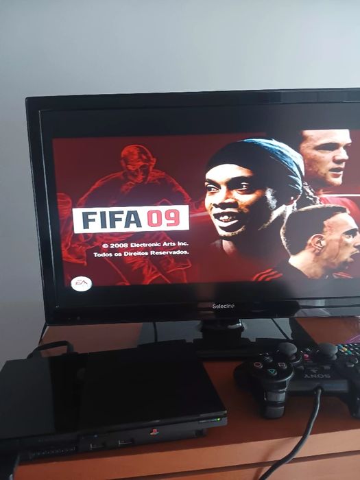 Playstation 2 slym a funcionar