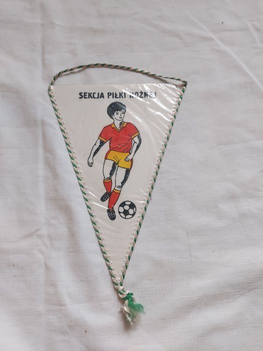Proporczyk zks unia tarnów sekcja piłka nożna 1988 (