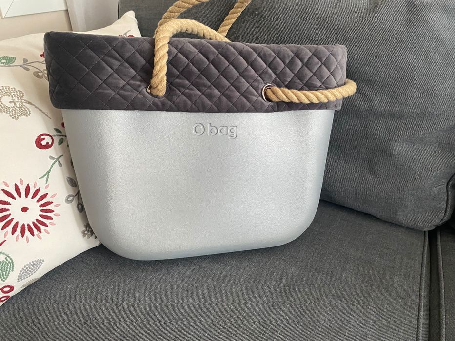 Torba O bag srebrna