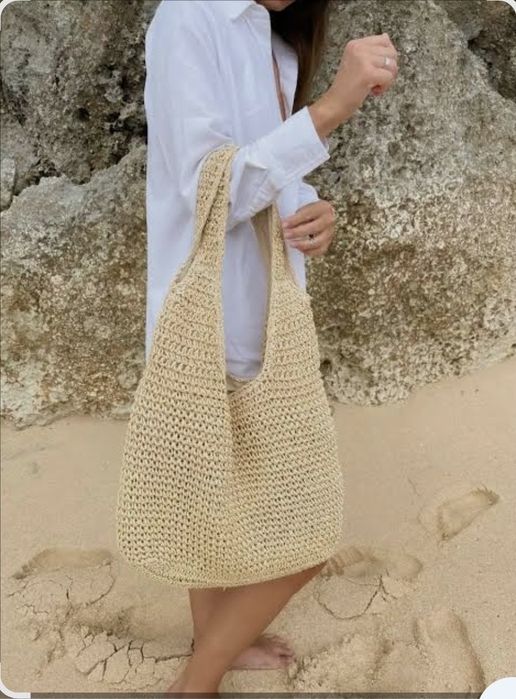 Сумка пляжна плетенка Loewe luxury
