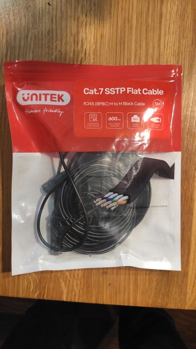 Kabel sieciowy RJ45 Cat. 7 SSTP  5 mb