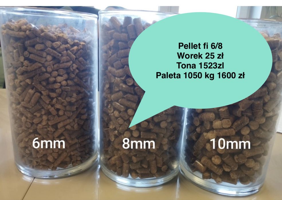 Pellet opałowy fi 6/8/10mm Zator