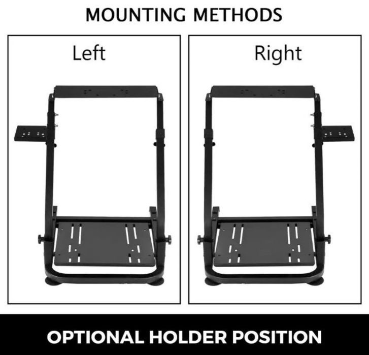 Suporte de Volante, Pedais e mudanças para Logitech Thrustmaster etc