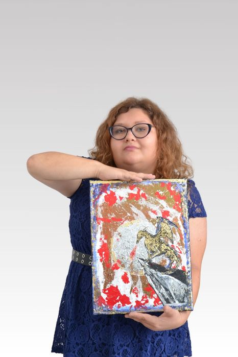 Obraz ręcznie malowany – „Smok