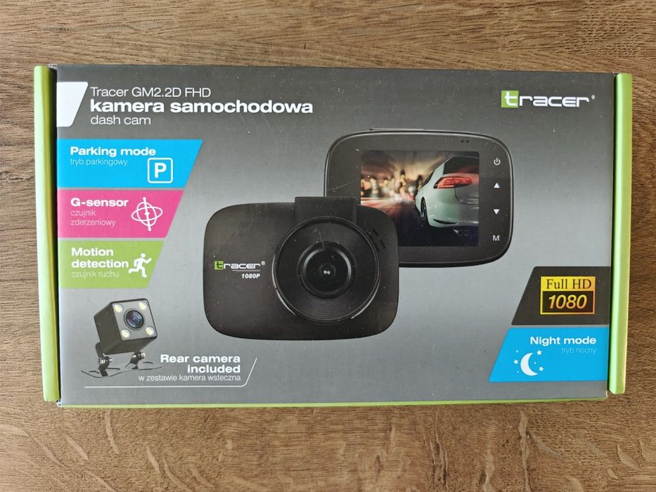Kamera Samochodowa Tracer + Kamera wsteczna