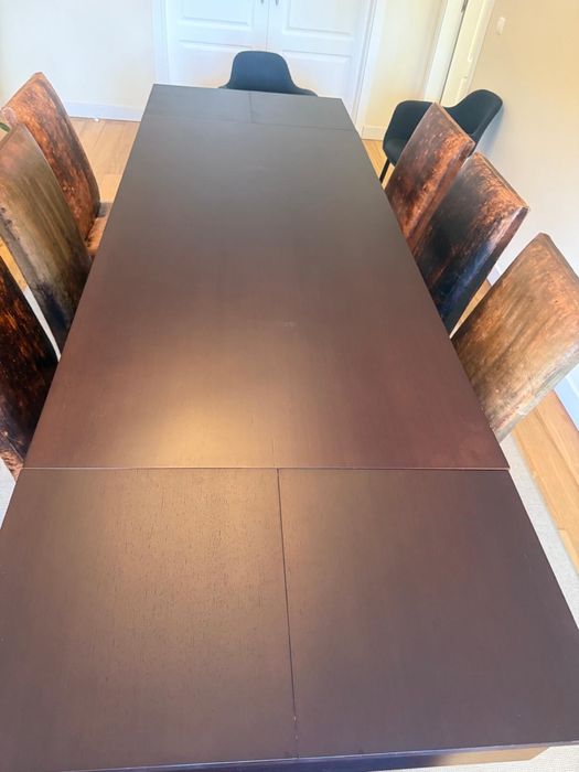 Mesa em Wengué Castanha escura