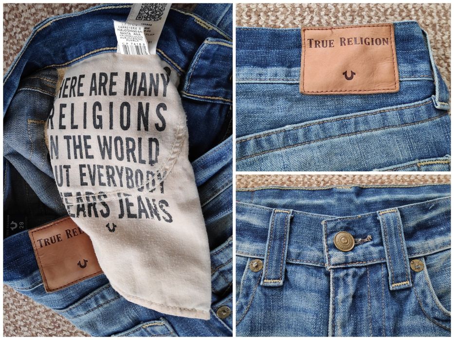 True Religion relaxed slim geno no flap джинси оригінал W29