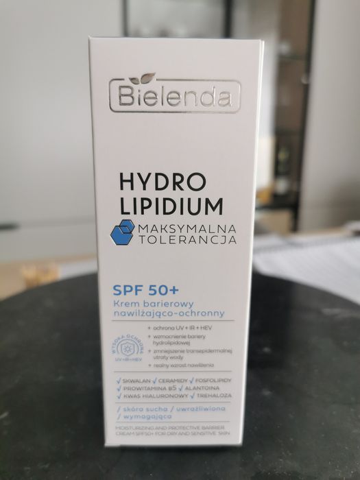 Krem barierowy SPF 50+ Hydro Lipidium Bielenda