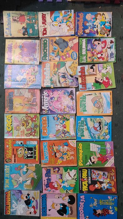 Lote 64 revistas de BD antigas diversas