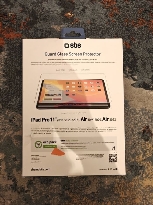 Película/Vidro Temperado Apple iPad Pro/Air 11"