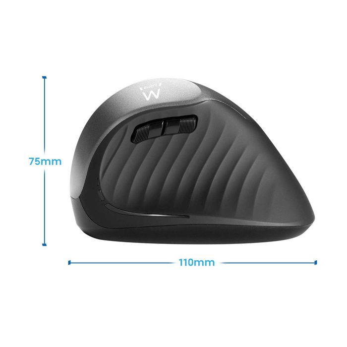 Rato novo Ergonómico Vertical Ewent EW3229 Bons acabamentos e Grande precisão de até 2400 DPI