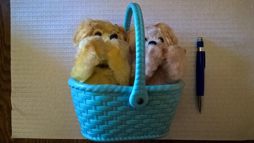 Brinquedo com corda cesto com cães64751450357121121