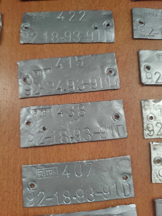 Tabletas de barrotes de comboios