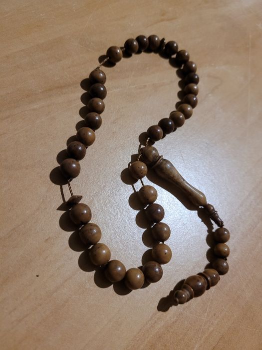 Różaniec Tasbih Muzułmański 33 korale Drewniane