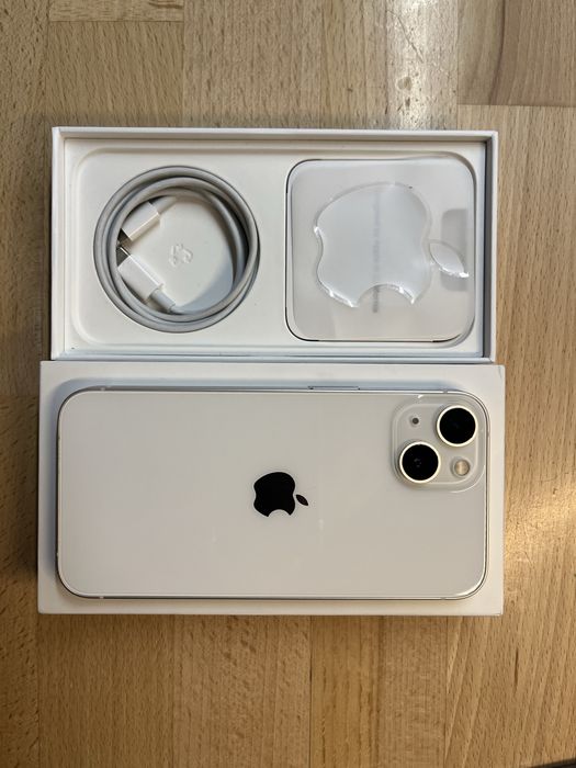 Iphone 13 128gb Starlight/Айфон 13 на 128гб в білому кольорі