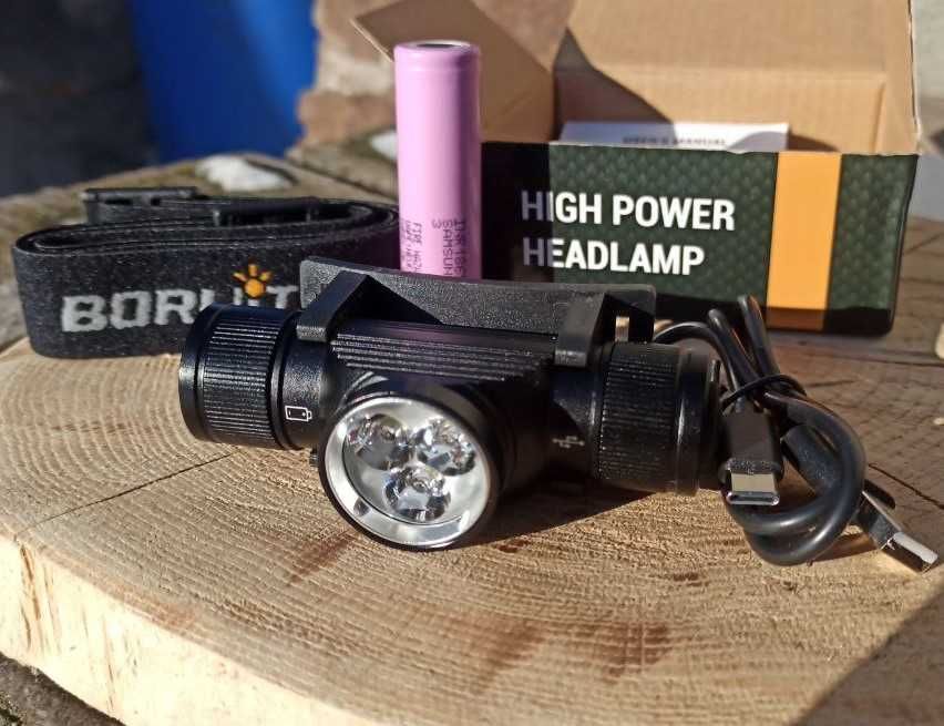 Boruit D10 D25 HP330 налобний ліхтар