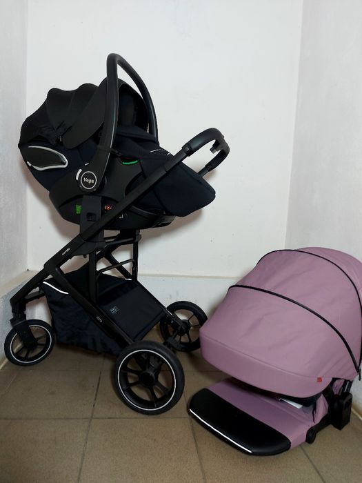 Коляска реверсна CARRELLO ALFA +автокрісло автолюлька Carrello Vega