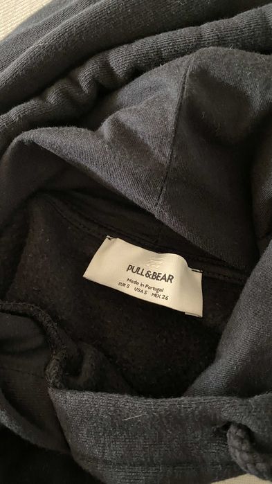 Hoodie preto Pull&Bear