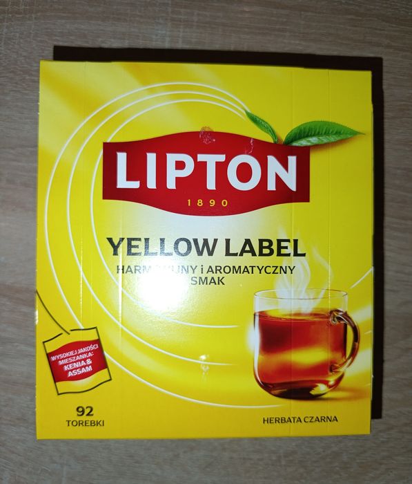 Herbata czarna Lipton 92 torebki