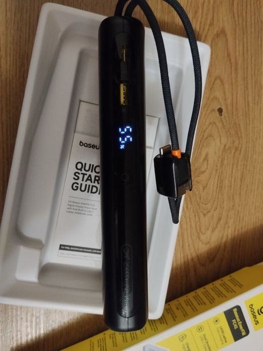 Power Bank Baseus 25000mAh 145W,  EnerFill FC41, для зарядки MacBook.