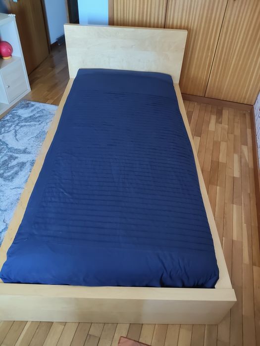 Cama Malm 90 x200 Bétula