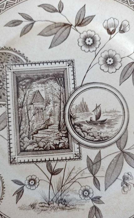 Pratos de Faiança Inglesa Raros