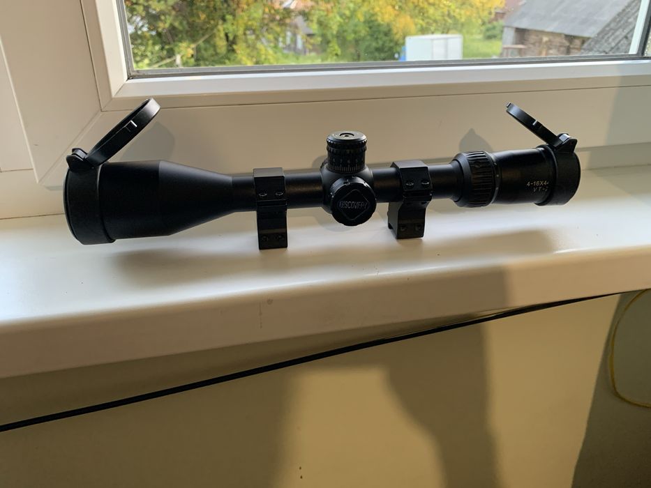 Приціл оптичний Discovery VT-3 FFP 4-16X44 SF. Перша фокальна площина