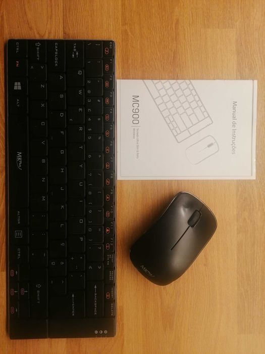 Teclado Ultraslim + Rato Wireless MKPlus