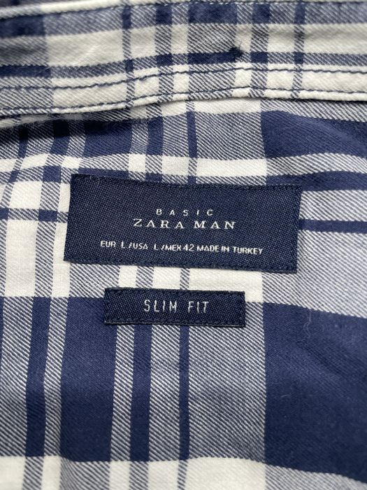Kozula męska w kratę Zara Slim Fit