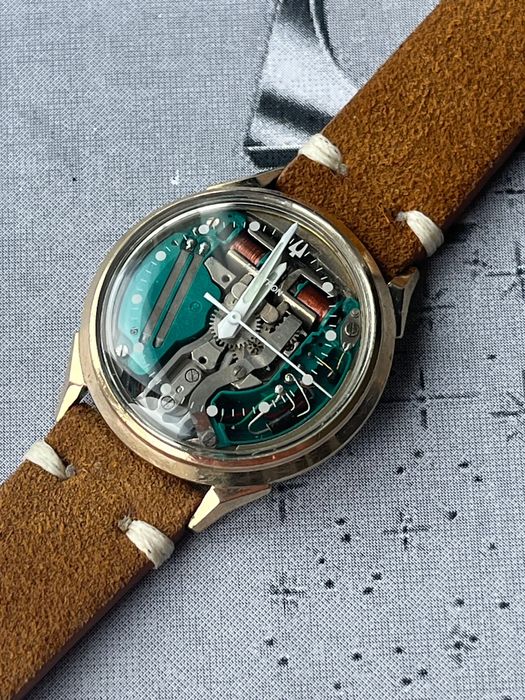 Bulova spaceview 1966 accutron zegarek kamertonowy kolekcjonerski