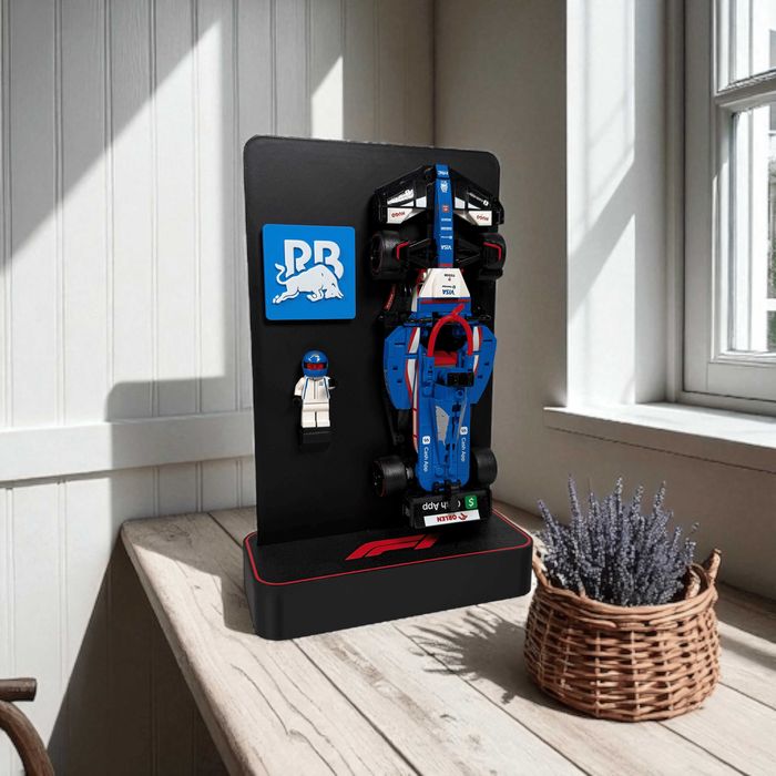 Стенд для LEGO Speed Champions F1 Visa Cash RB 77246 Білий / Червоний