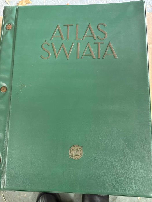 Atlas swiata z 1962 stan bardzo dobry