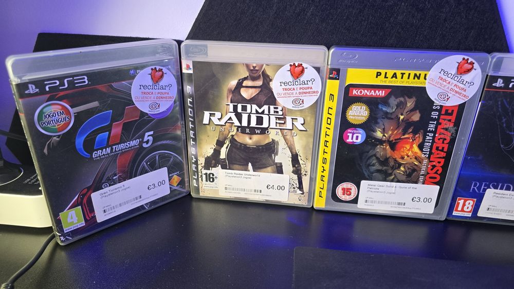 PS3 Slim 320GB + 7 Jogos | Devil May Cry 4 SELADO | Lisboa
