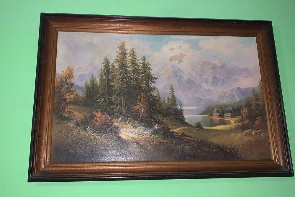 Пейзаж картина ,картина в ідеальному стані