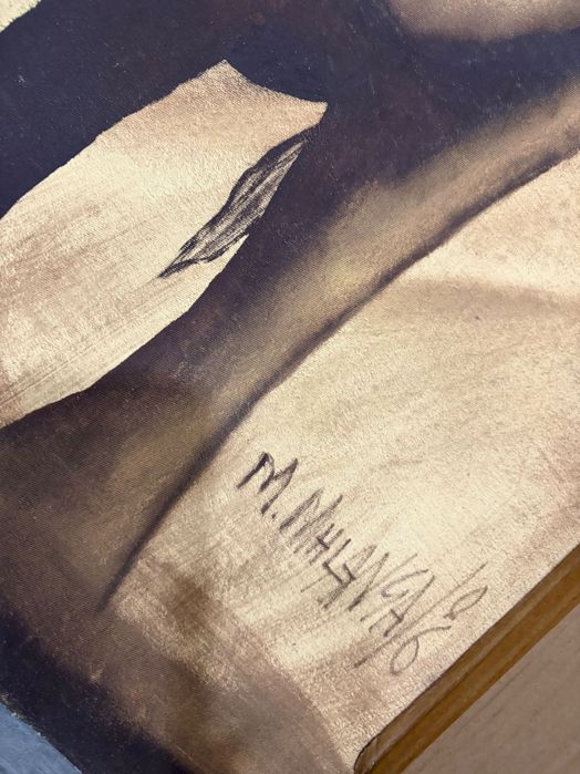 Tela com pintura de elefantes