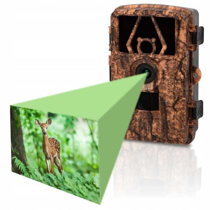 8K 60MP Fotopułapka kamera myśliwska wodoodporna podświetlenie nocne