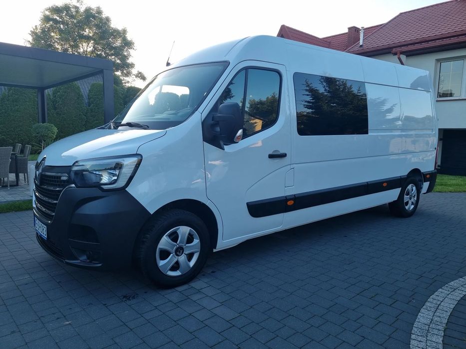 Renault Master 2.3 Dci 7-osobowy Brygadówka Salon Polska F-vat 23%  Renault Master 2.3 Dci Salon Polska 7-oosbowy Brygadówka