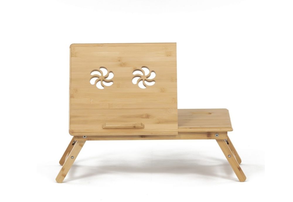 Stolik pod Laptopa Składany Bambusowy