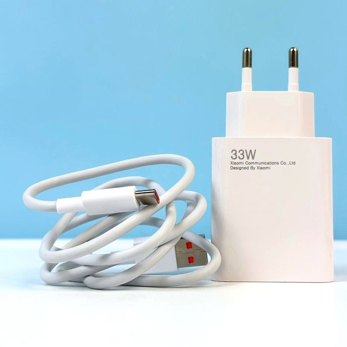 Комплект швидкої зарядки для Xiaomi 33W з кабелем USB на Type-C