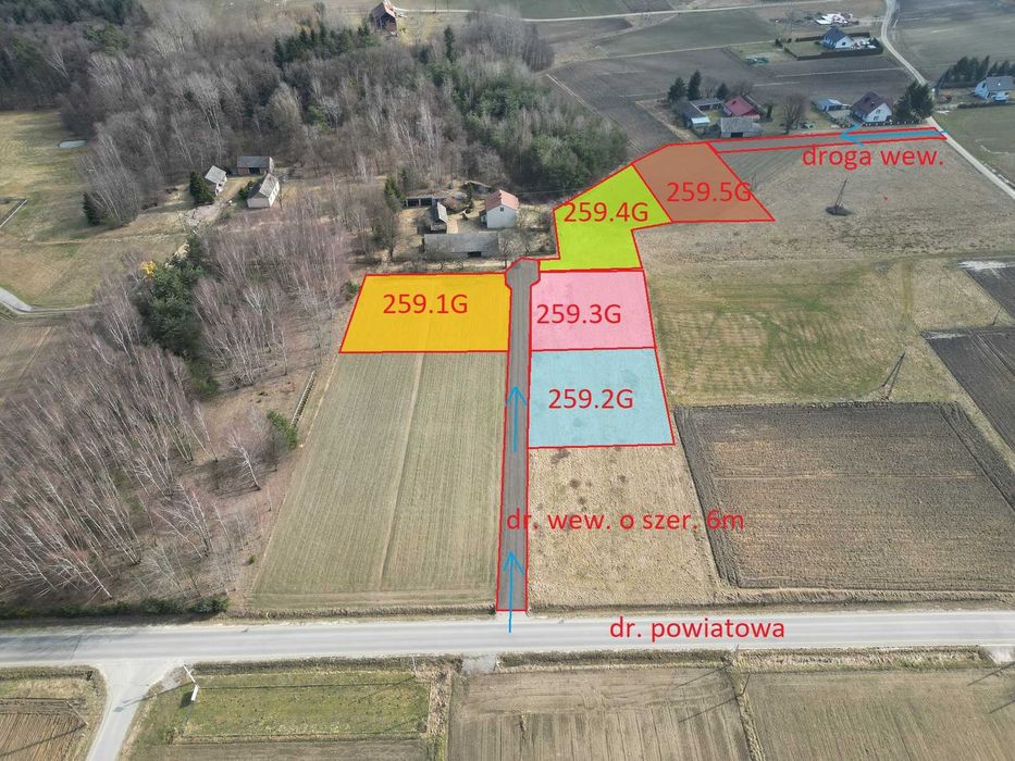 Łęki Dolne – działka na sprzedaż 13,11 ar