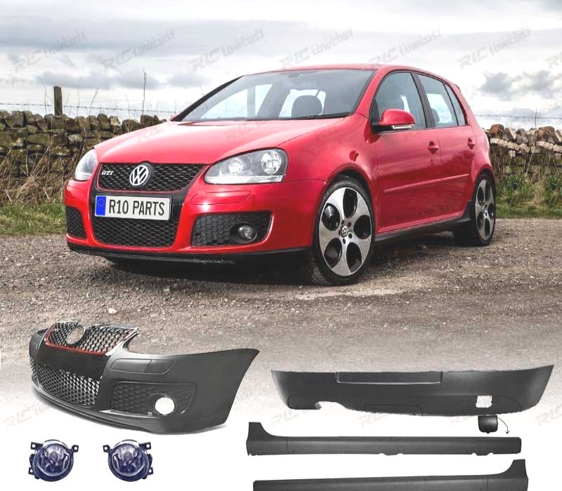 KIT CARROÇARIA VOLKSWAGEN VW GOLF V 5 LOOK GTI + FARÓIS DE NEVOEIRO